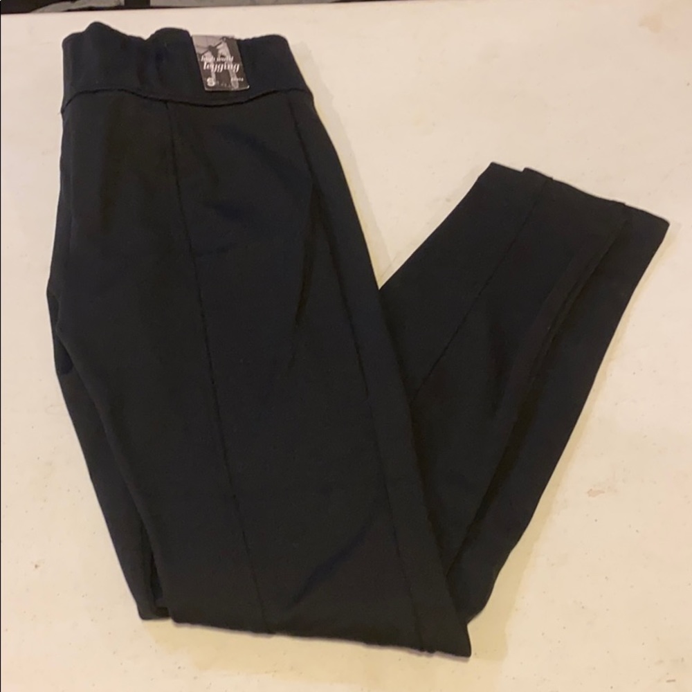 Black high waisted leggings